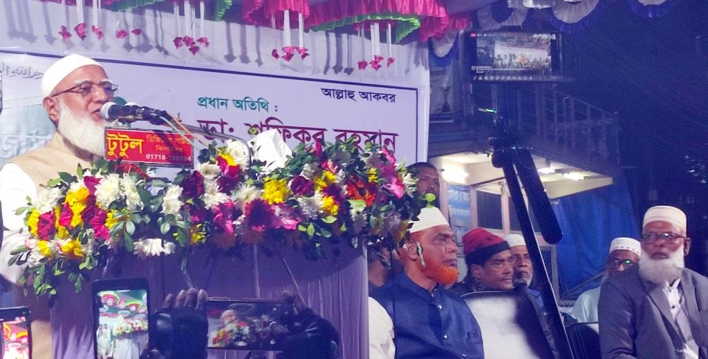 ঝিনাইদহ ও বদরগঞ্জ দশমাইলে পথসভায় জামায়াতের আমির ডা. শফিকুর রহমান