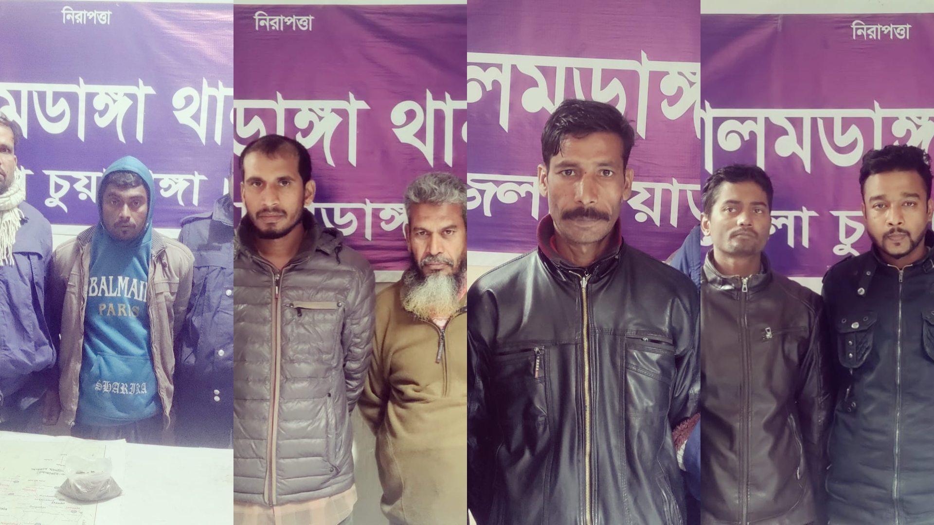 আলমডাঙ্গায় হত্যা মামলার আসামিসহ গ্রেপ্তার ৭