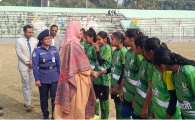 মেহেরপুরে জাতীয় অনূর্ধ্ব-১৭ বালিকা ফুটবল টুর্নামেন্ট