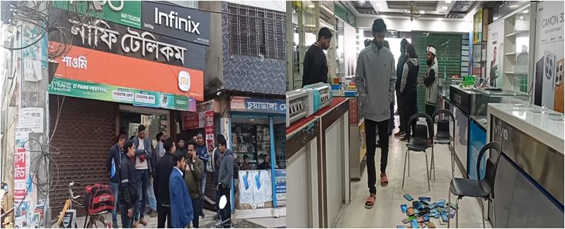 চুয়াডাঙ্গায় নাফি টেলিকমে দুর্ধর্ষ চুরির ২ মাসেও আটক হয়নি চোর