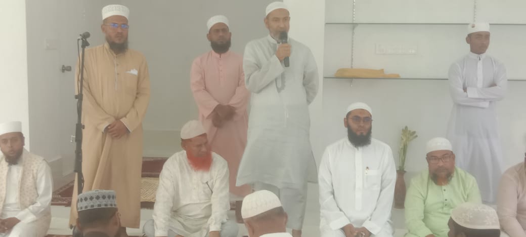 আন্দুলবাড়ীয়ায় মসজিদের উদ্বোধন ও দোয়া মাহফিল
