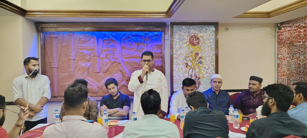 কেন্দ্রীয় ছাত্রদল নেতাদের সাথে ইফতার মাহফিলে