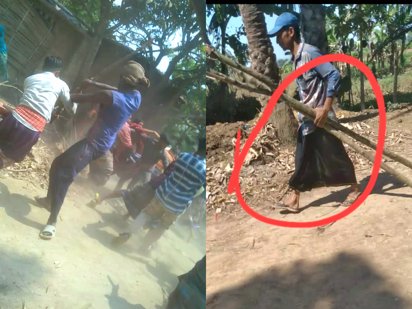 জমি নিয়ে বিরোধ, হামলায় নারীসহ ৬ জন জখম